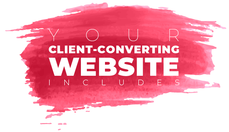 Your client-converting website includes